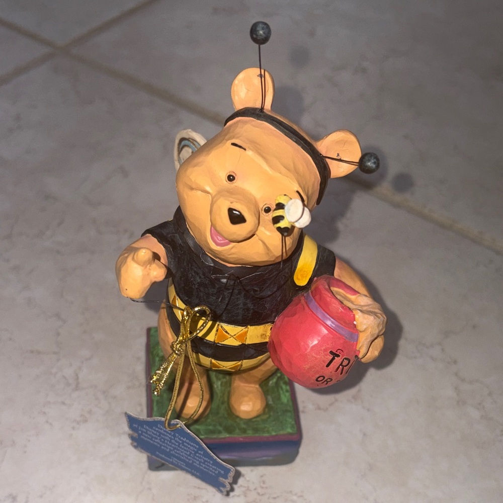 Winnie the Pooh Bumble Pooh Disney Traditions Figurine with Honey Pot